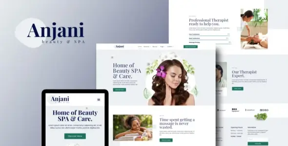 Anjani – Spa & Beauty Elementor Template Kit