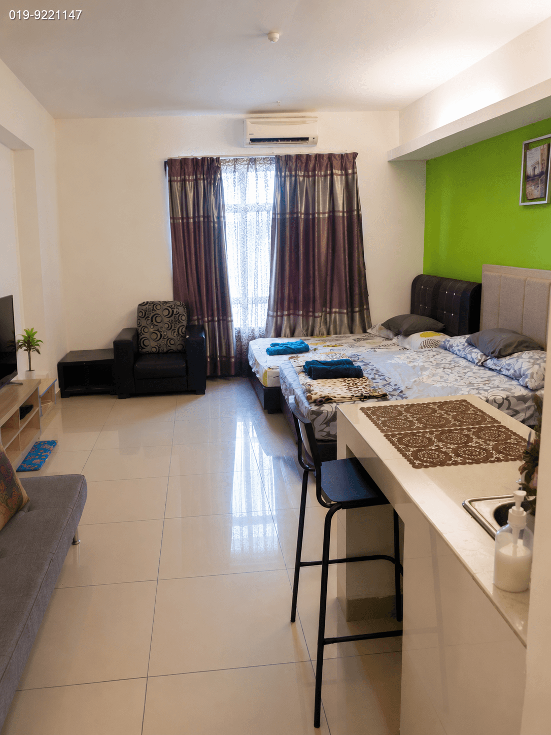 Studio/Roomstay 2 Queen Bed